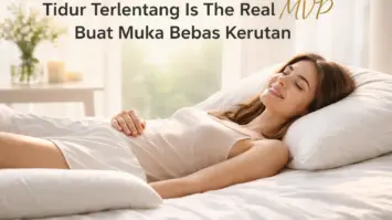 posisi tidur agar tidak keriput