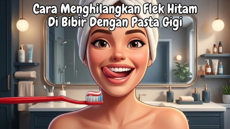 Cara Menghilangkan Flek Hitam di Bibir dengan Pasta Gigi