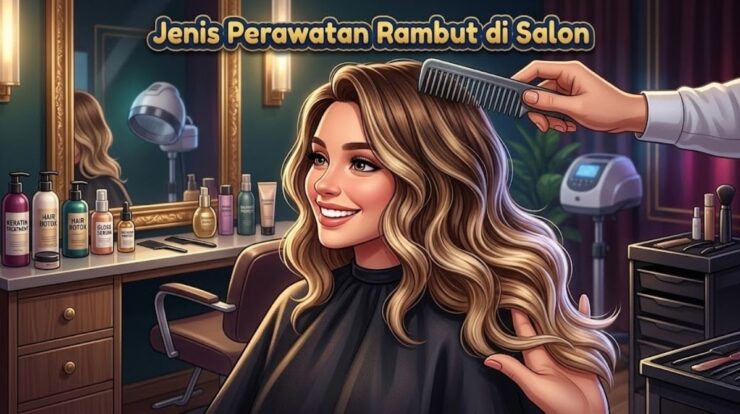 Jenis Perawatan Rambut di Salon